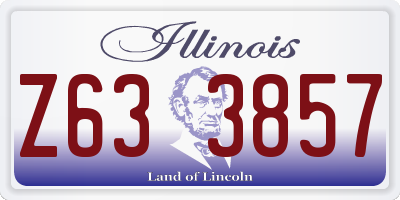 IL license plate Z633857