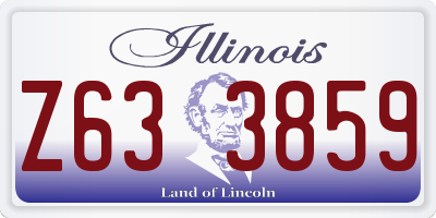 IL license plate Z633859