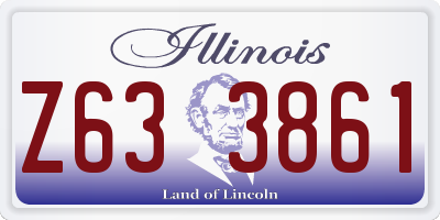 IL license plate Z633861