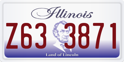 IL license plate Z633871