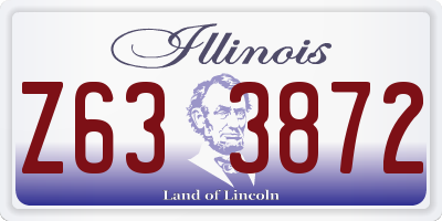 IL license plate Z633872