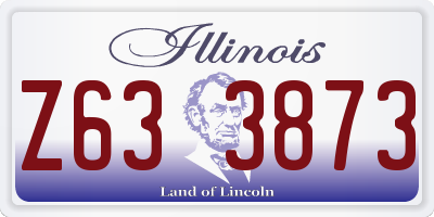 IL license plate Z633873