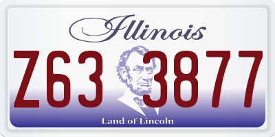 IL license plate Z633877