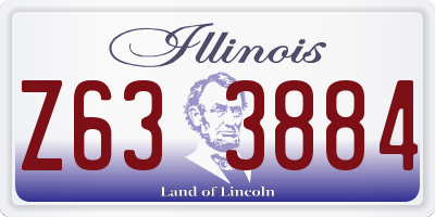 IL license plate Z633884