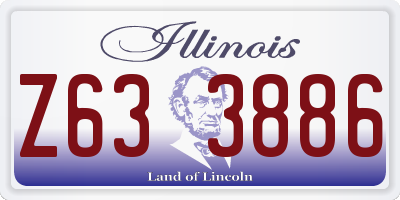 IL license plate Z633886