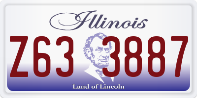 IL license plate Z633887