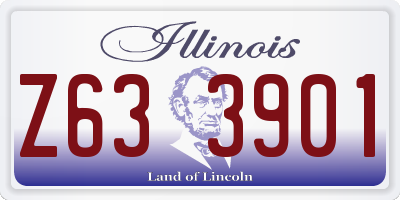 IL license plate Z633901