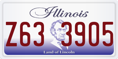 IL license plate Z633905