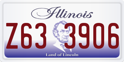 IL license plate Z633906