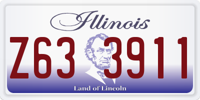IL license plate Z633911