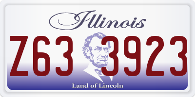 IL license plate Z633923