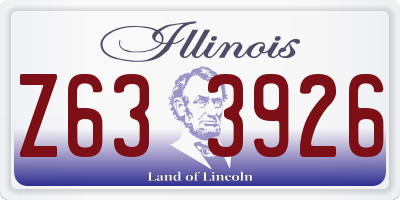 IL license plate Z633926