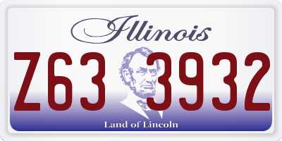 IL license plate Z633932