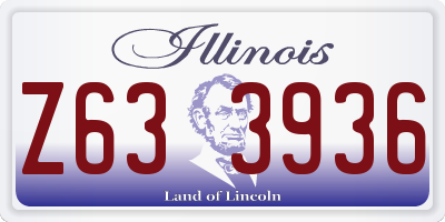 IL license plate Z633936