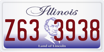 IL license plate Z633938
