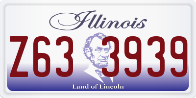 IL license plate Z633939