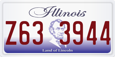 IL license plate Z633944
