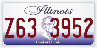 IL license plate Z633952