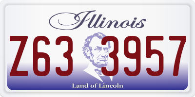 IL license plate Z633957
