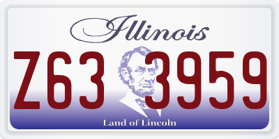 IL license plate Z633959
