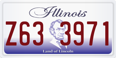 IL license plate Z633971