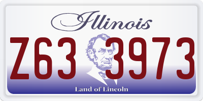 IL license plate Z633973