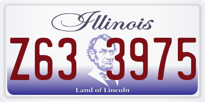 IL license plate Z633975