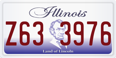 IL license plate Z633976