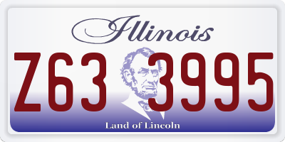 IL license plate Z633995