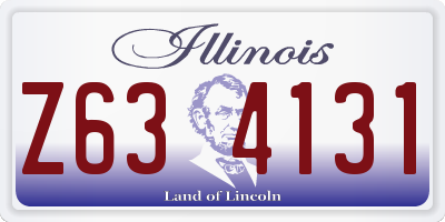 IL license plate Z634131