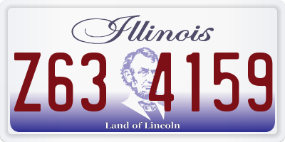 IL license plate Z634159