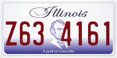 IL license plate Z634161
