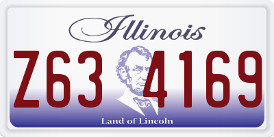 IL license plate Z634169