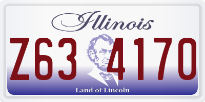 IL license plate Z634170