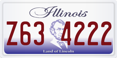 IL license plate Z634222