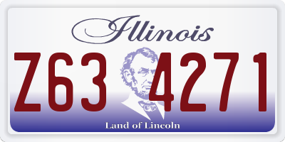 IL license plate Z634271