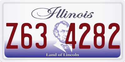 IL license plate Z634282