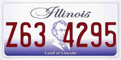 IL license plate Z634295
