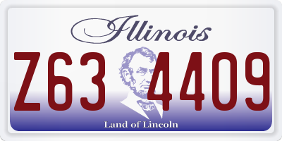 IL license plate Z634409
