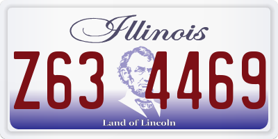 IL license plate Z634469