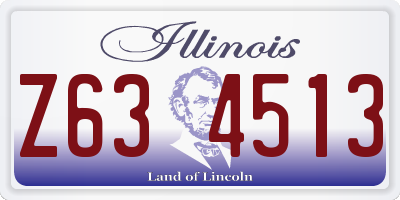 IL license plate Z634513
