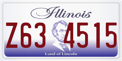 IL license plate Z634515