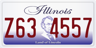 IL license plate Z634557
