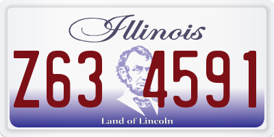 IL license plate Z634591