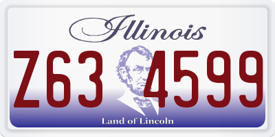 IL license plate Z634599