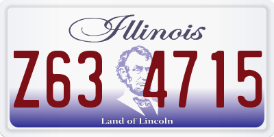 IL license plate Z634715