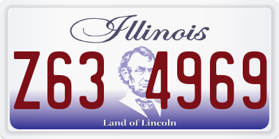 IL license plate Z634969