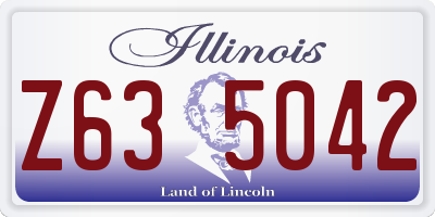 IL license plate Z635042