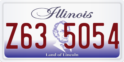 IL license plate Z635054
