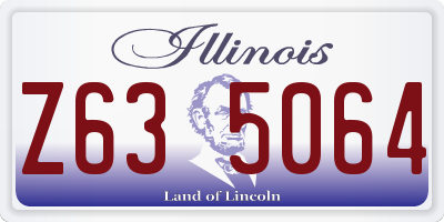 IL license plate Z635064